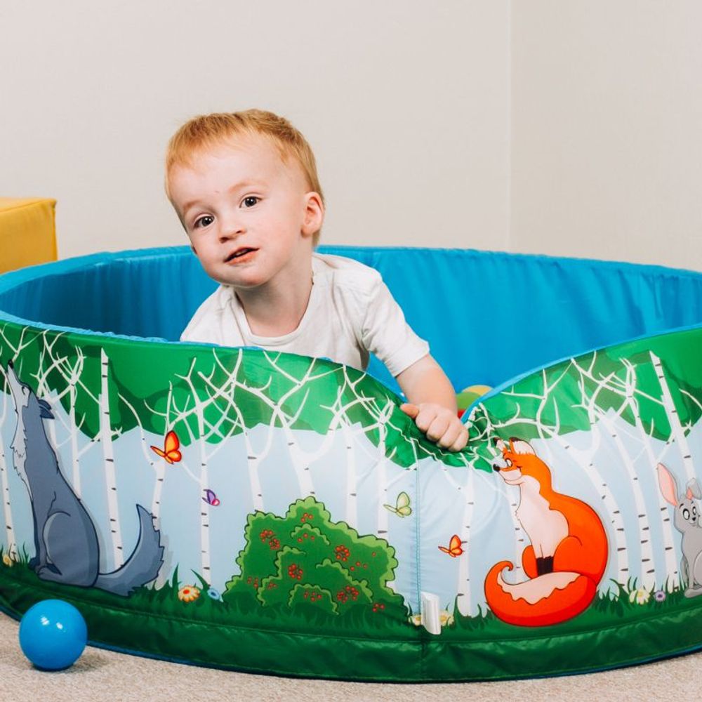 Игрушка Детский сухой бассейн Romana без шариков ("Индейцы")