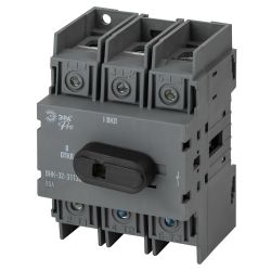 Выключатель-разъединитель ВНК-32-31130 ЭРА PRO mvr20-3-080E 3П 80А с установленной фронтальной рукояткой управления | Электротовары