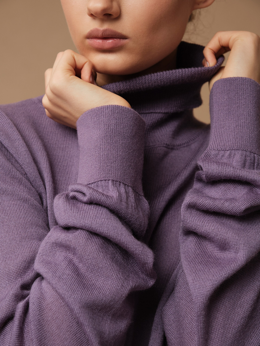 Водолазка "Lulu" J0215 фиолетовый
