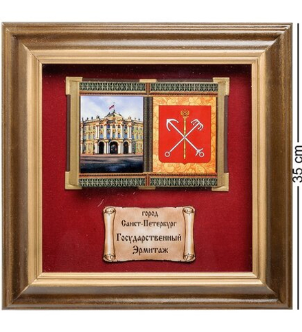GAEM Art ПК-585 Панно «Санкт-Петербурга Эрмитаж» бол. 35х35