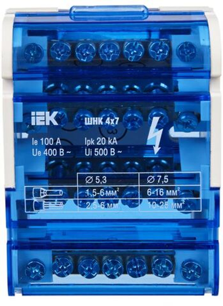 Кросс-модуль IEK 4x7 групп