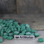 Зеленая стеклянная мозаика FLORY12 AW022 12x12 мм ArtWorker