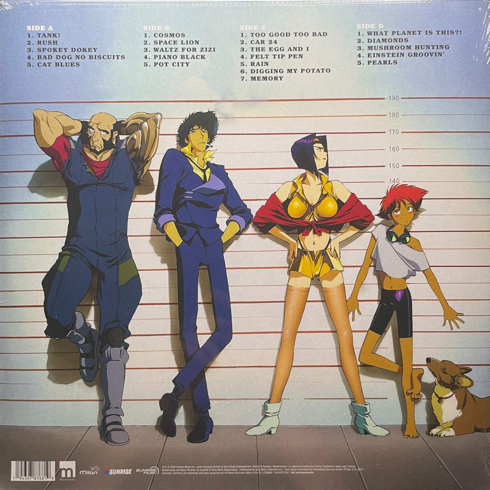 Cowboy Bebop - Original Series Soundtrack 2LP (Европа 2020г.)