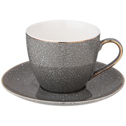 ЧАЙНЫЙ СЕРВИЗ LEFARD "GRAIN" НА 6 ПЕР. 14 ПР. СЕРЫЙ (КОР=3НАБ.)