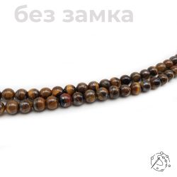 Нить бусин из тигрового глаза 8 мм