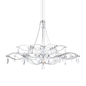 Подвесная люстра 24W 3000K 10590/1000 Silver Asfour серебро Mira Favourite