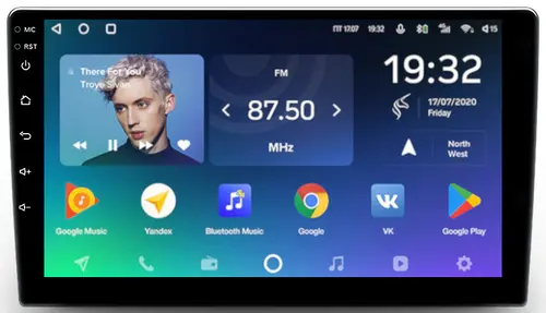 Магнитола для Audi A4 B8 2007-2015 с джойстиком MMI - Teyes CC2 PLUS монитор 10.1" QLED, Android 10, Быстрая, SIM-слот