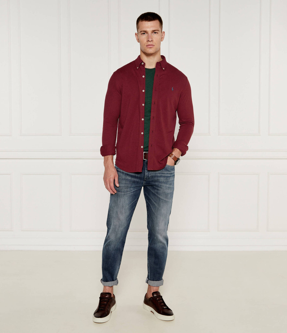рубашка POLO RALPH LAUREN - бордовый(710654408)