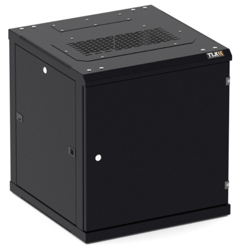 Шкаф настенный 19", 18U NikoMax TWC-186060-R-M-BK