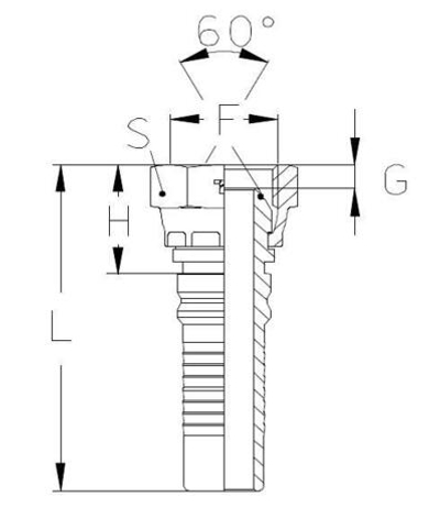 Фитинг DN 38 BSP (Г) 1.1/2 Interlock