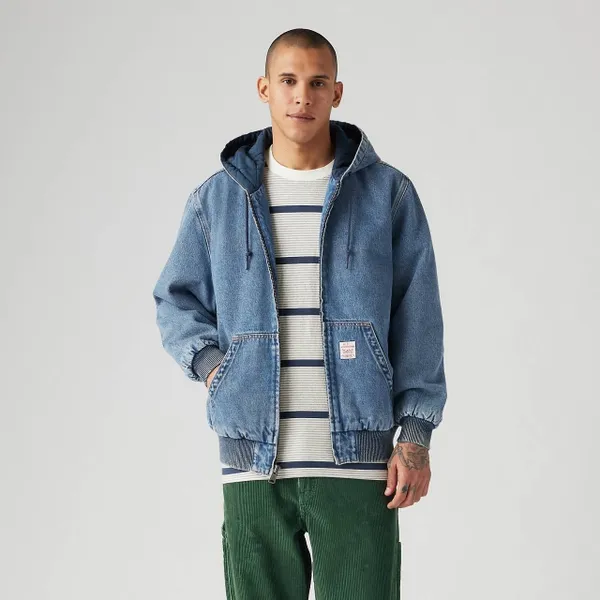 Куртка джинсовая утепленная мужская LEVI'S POTRERO DENIM HOODY
