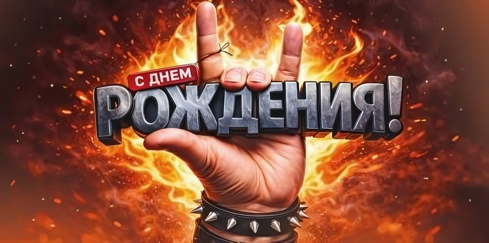 Конверт для денег "С Днем рождения!" (мужская рука) 30002121 (Империя поздравлений)