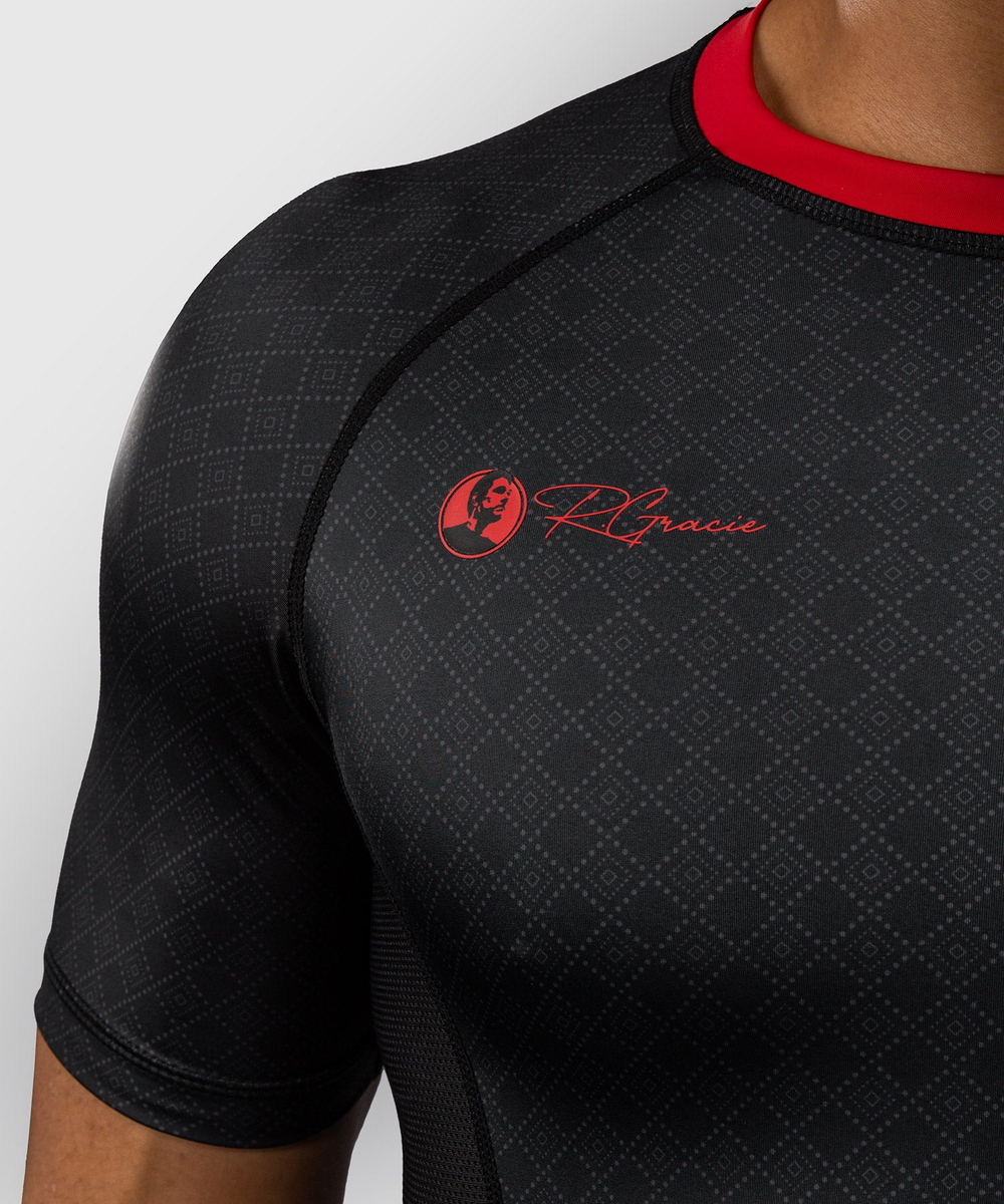 Рашгард Venum x Roger Gracie Black/Red S/S