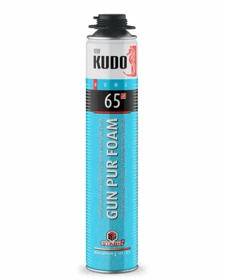 Пена монтажная KUDO HOME 65 ПРОФИ всесезонная 1000 мл/900гр