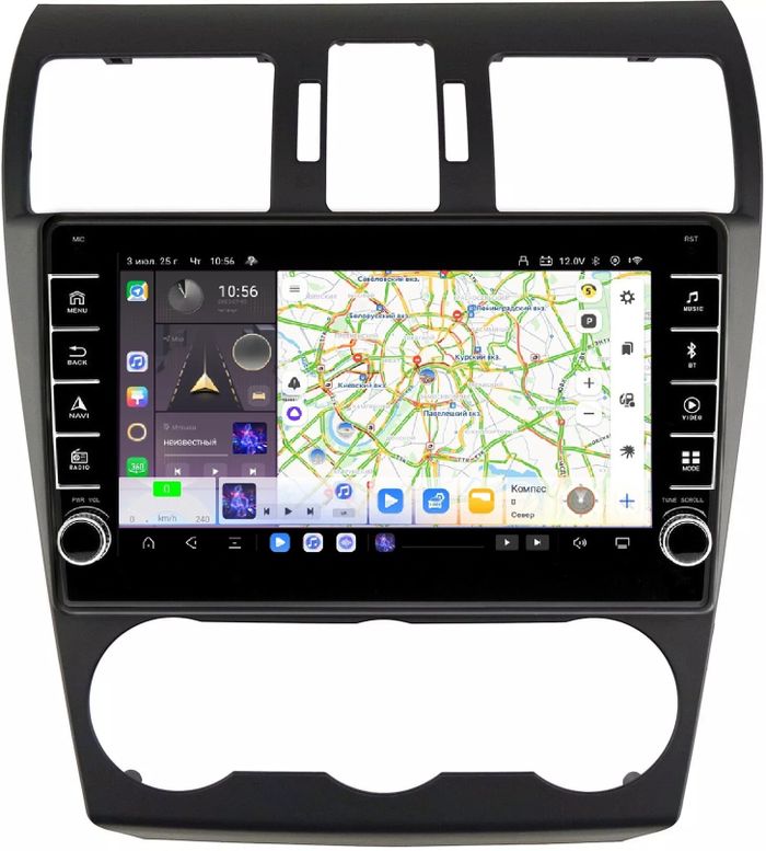 Магнитола для Subaru Forester, Impreza, XV 2012-2015 - Kuberg OL-9511-1 (кнопки и крутилки) Android 13, Быстрая, CarPlay, 4G SIM-слот