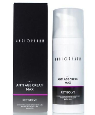 ANGIOPHARM КРЕМ ОМОЛАЖИВАЮЩИЙ С КОМПЛЕКСОМ РЕТИНОИДОВ MAX, 50 Мл | RETISOLVE ANTI AGE CREAM MAX