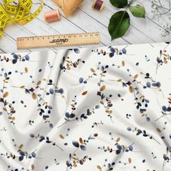 Ткань бифлекс веточки эвкалипта