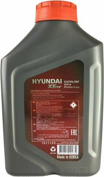 Масло моторное синт. HYUNDAI  XTeer Gasoline Ultra Protection 0W30, 1 л 1011122