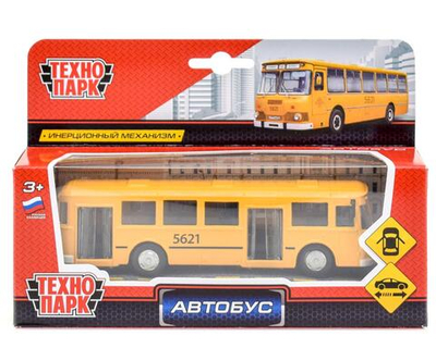 Модель ин. мет. "Автобус" 15см. открыв. двери SB-16-57WB (Технопарк)