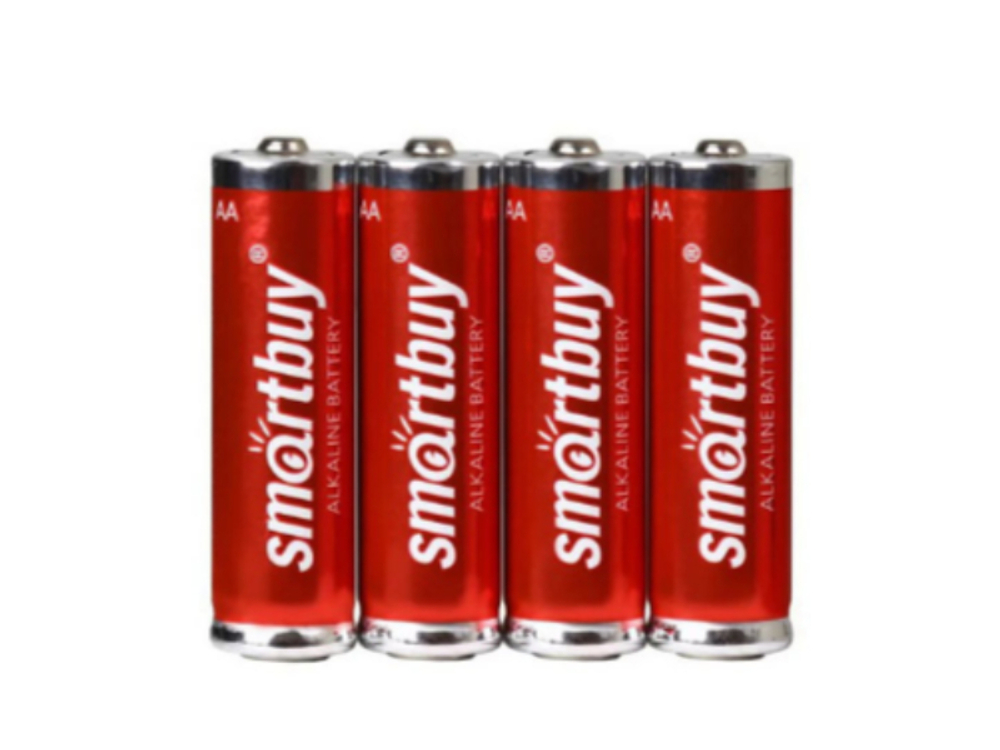(SMARTBUY SBBA-2A04В) батарейка АЛКАЛИНОВАЯ LR-06 -4BL (Пальчик) 4шт в уп.