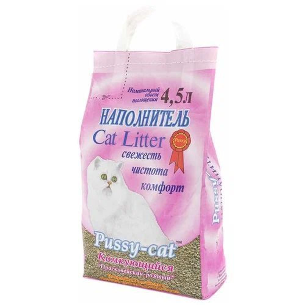 Комкующийся наполнитель Pussy-Cat Розовый для кошачьих туалетов 4,5 л Комкующийся наполнитель Pussy-Cat Розовый для кошачьих туалетов 4,5 л