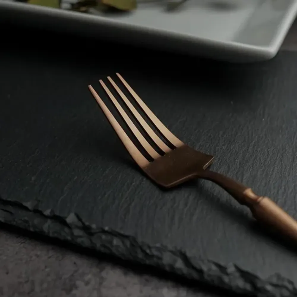 Вилка столовая 21 см матовая цвет медь PVD 1920-Copper P.L. [12]
