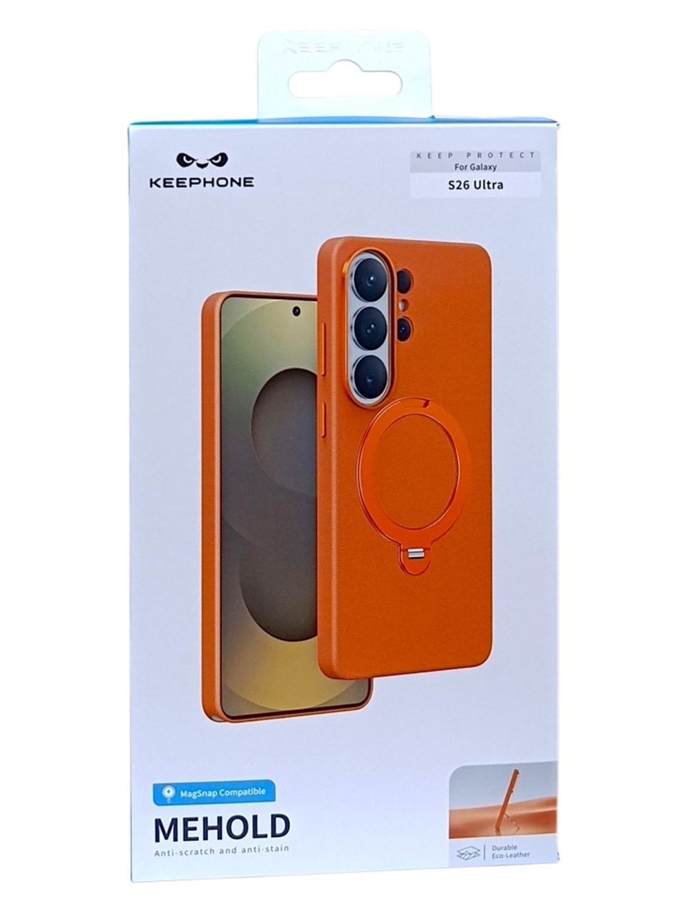 Накладка для Samsung Galaxy S26 Ultra Keephone MEHOLD MagSnap оранжевый