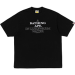 A Bathing Ape Bathing Ape Ss26 Футболка Cotton Regular Sleeve 0zxtem330101q черный