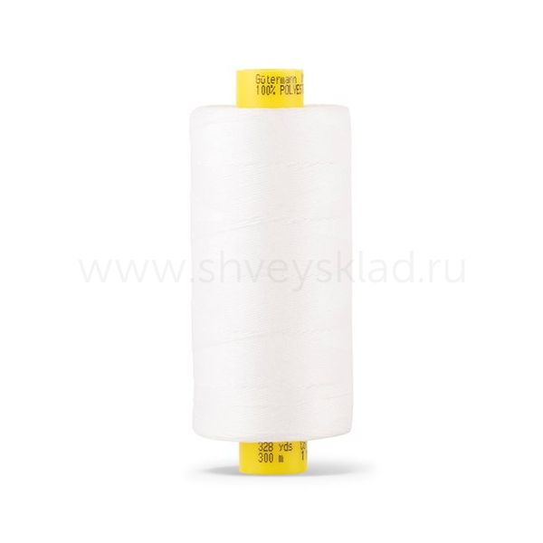 Нитка Gutermann Mara 30 (300 метров), 1 кат., для отстрочки | _111 айвори