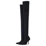 DION LEE Over the knee Boots Women"s Black