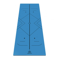 Каучуковый йога коврик Atman  185*68*0,4 см