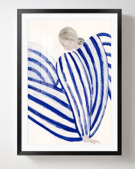 Постер Blue Stripe