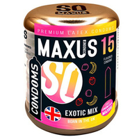 Ароматизированные презервативы в кейсе Maxus Exotic Mix 15шт