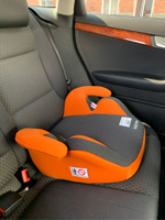 Автокресло (бустер) LB 311 (Teddy Bear) ПК (21. ORANGE+BLACK DOT)
