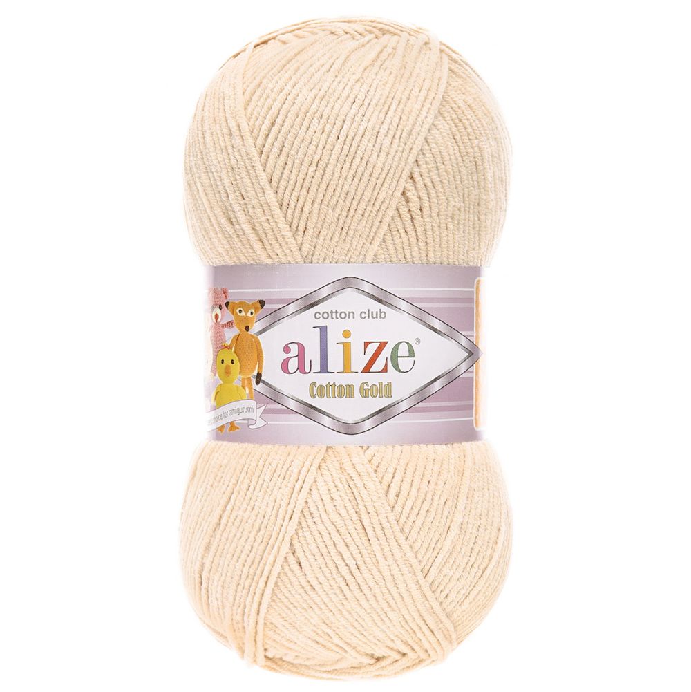 Пряжа Alize (Ализе) Cotton Gold / уп.5 мот. по 100 г, 330м, 458 камень A