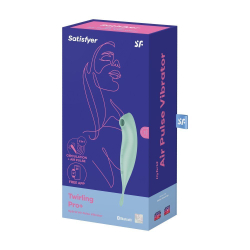 Вибростимулятор Satisfyer Twirling Pro Connect с управлением через приложение, мятный