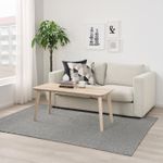 Безворсовый ковер IKEA TIPHEDE (ТИФЕД), Хлопок, Бежевый, 155x220 см