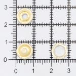 Кнопка рубашечная (джерси) открытая ⌀9.5 мм, ≈144 шт, МЕТАЛЛ, золото, NEW STAR
