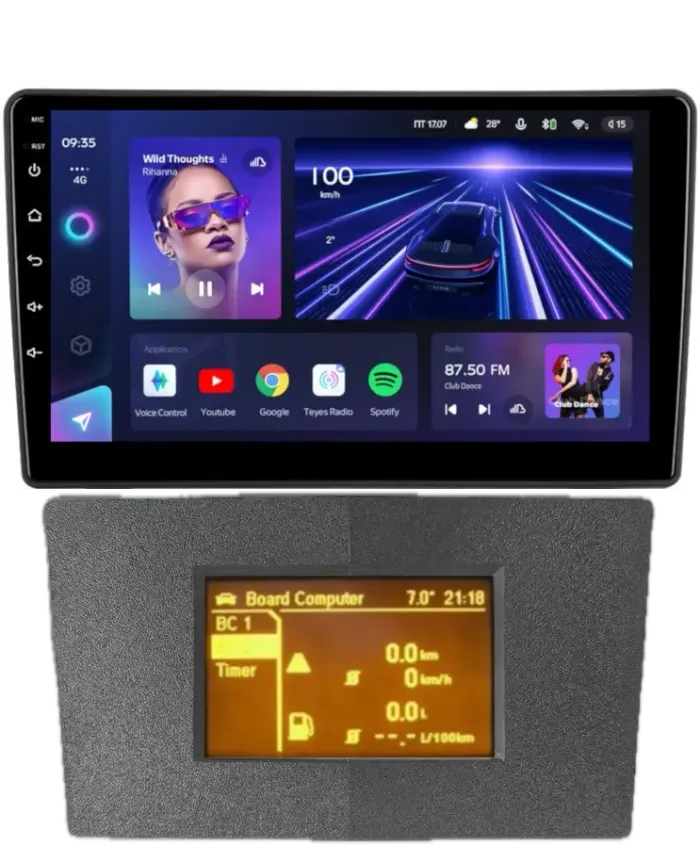 Магнитола для Opel Astra H (перенос БК вниз, серая) - Teyes CC3 Android 10, Быстрая, CarPlay, 4G SIM-слот