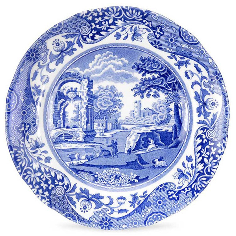 Тарелка пирожковая 15см Spode Голубая Италия