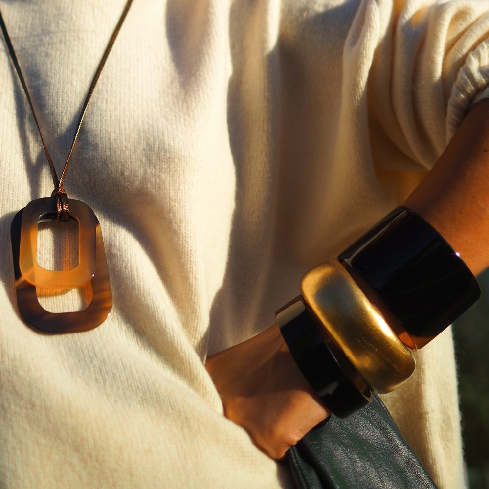 turtle horn bangle