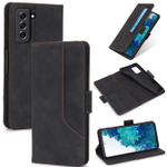 Стильный чехол-книжка из кожи для SAMSUNG S21 5G (не ULTRA/ FE/ PLUS!) с отделом для наличных, 3 слотами для карт и подставкой