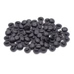 Пуговицы на ножке 18L=11 мм, пластик (black (черный)), 72 шт, PS20