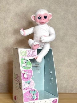 Игрушка мягконабивная 35см АниРеал Обезьянка (60170)