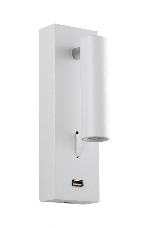 Настенный светодиодный светильник Crystal Lux CLT 210W USB WH