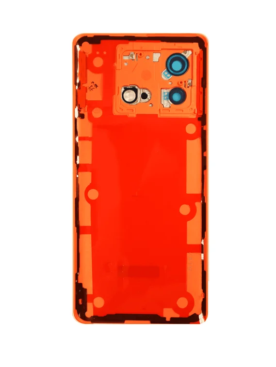 Задняя крышка для Iqoo Neo 8 красная (Red) со стеклом камеры