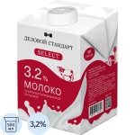 Молоко Деловой Стандарт ультрапастеризованное 3.2% 500 мл