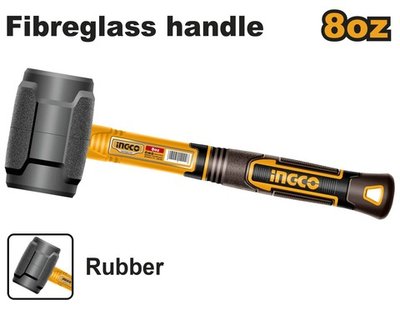 Киянка резиновая 220 гр. SUPER INGCO HRUH8808