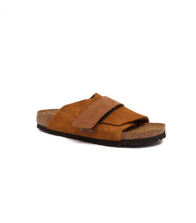 Кожаные шлепанцы kyoto Birkenstock - коричневый(1022572)