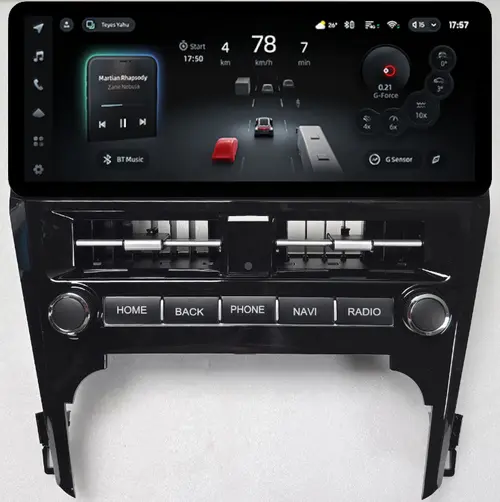 Магнитола для Toyota Camry 50 2011-2014 - Teyes CC4PRO монитор 12.3" 2K QLED + рамка LUX, Android 13, Быстрейшая, Snapdragon 778G, ИИ, CarPlay, DSP, 4G SIM-слот
